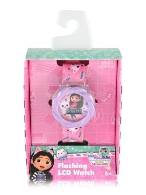 Gabby's Dollhouse Cat Adventures Flashing LCD Watch